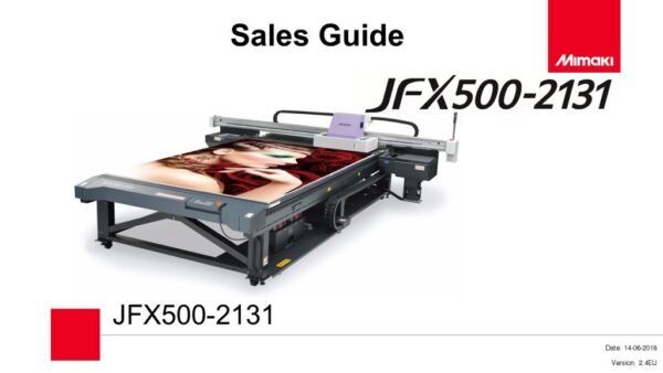 JFX500-2131 - Sales Guide (PowerPoint)